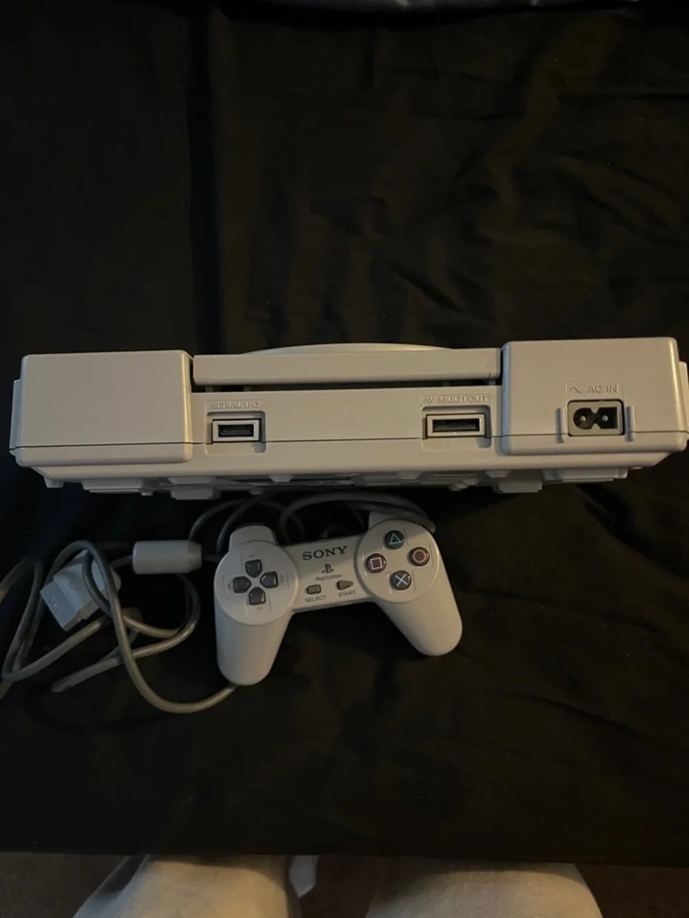 Original Sony PlayStation Classic Console - Light Gray with Controller